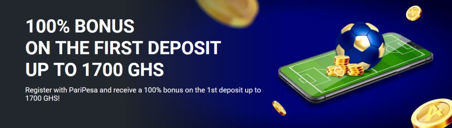 Paripesa Ghana welcome bonus